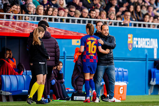 Caroline Graham Hansen is being substituted by Lluis