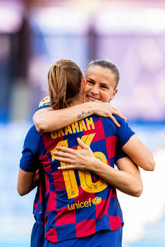 Ana-Maria Crnogorčević and Caroline Graham Hansen of