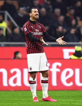 Zlatan Ibrahimovic of Milan