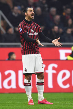 Zlatan Ibrahimovic of Milan