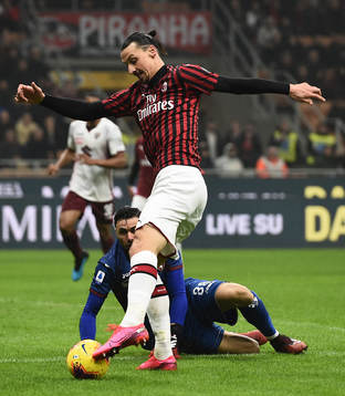 Zlatan Ibrahimovic of Milan