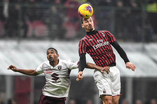 Zlatan Ibrahimovic of Milan