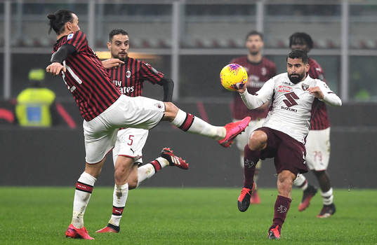 Zlatan Ibrahimovic of Milan