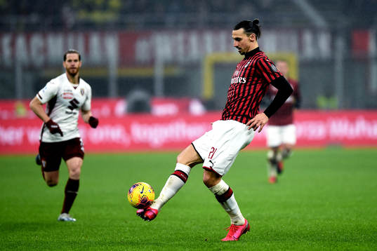 Zlatan Ibrahimovic of Milan