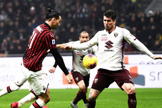 Zlatan Ibrahimovic of Milan