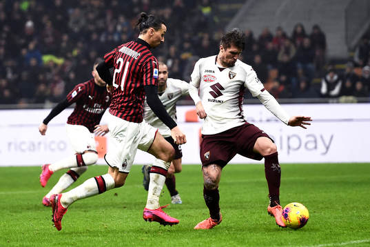 Zlatan Ibrahimovic of Milan