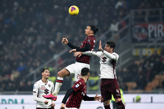 Zlatan Ibrahimovic of Milan
