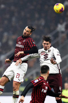 Zlatan Ibrahimovic of Milan