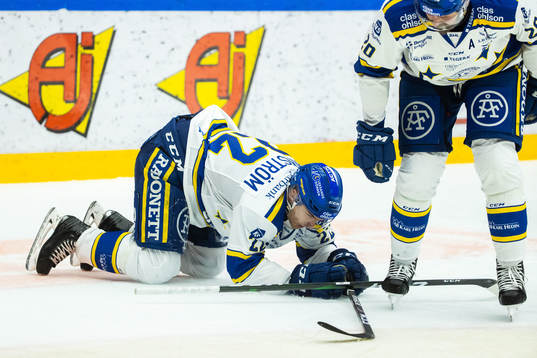 Leksands Sebastian Wännström och Mattias Karlsson deppar
