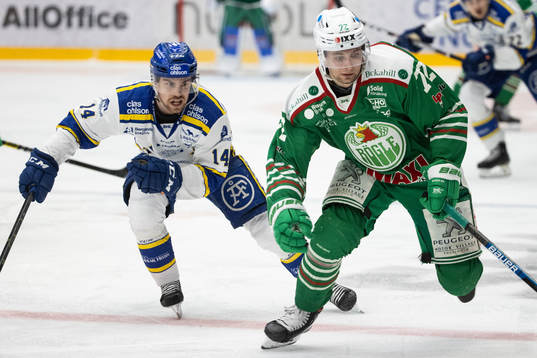 Leksands Oskar Lang och Rögles Daniel Zaar