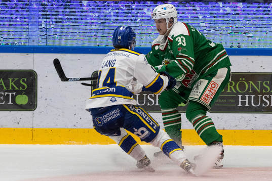 Rögles Niklas Hansson och Leksands Oskar Lang