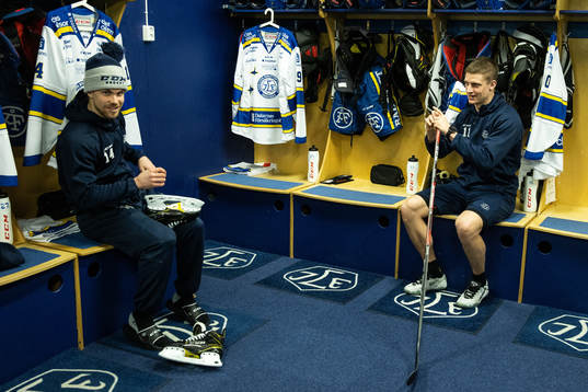 Leksands Oskar Lang och Leksands Martin Karlsson