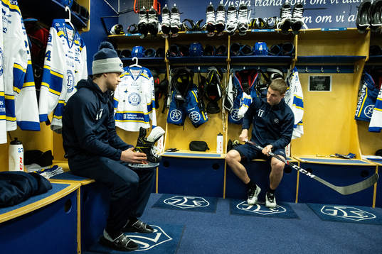 Leksands Oskar Lang och Leksands Martin Karlsson