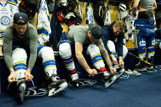 Leksands Philip Samuelsson och Jonas Ahnelöv och Mattias