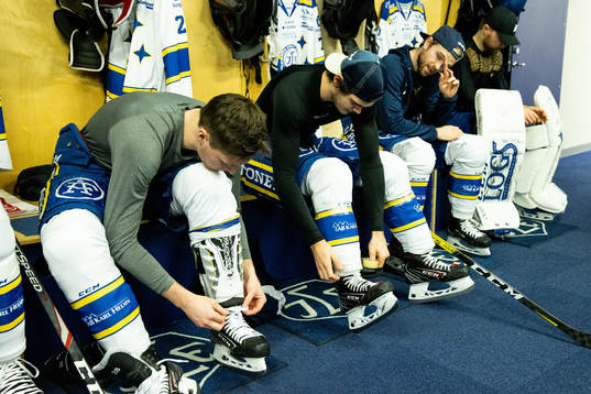 Leksands Mattias Göransson och Thomas Valkvae Olsen och