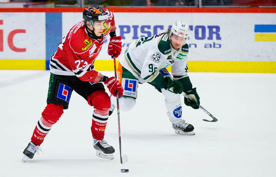 Örebros Sakari Salminen och Färjestads Jesper Olofsson