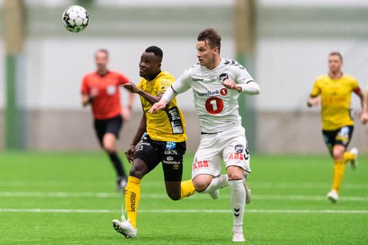 Elfsborgs Prince Isaac-Kouame och Odds Odin Luraas Bjørtuft
