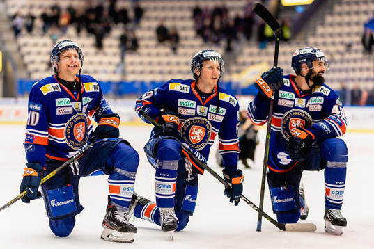 Växjös Richard Gynge, Marcus Paulsson och Daniel Rahimi