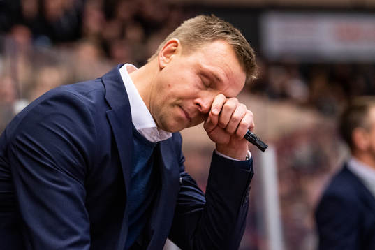 Linköpings tränare Bert Robertsson deppar