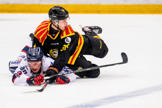 Linköpings Robin Johansson och Brynäs Linus Ölund
