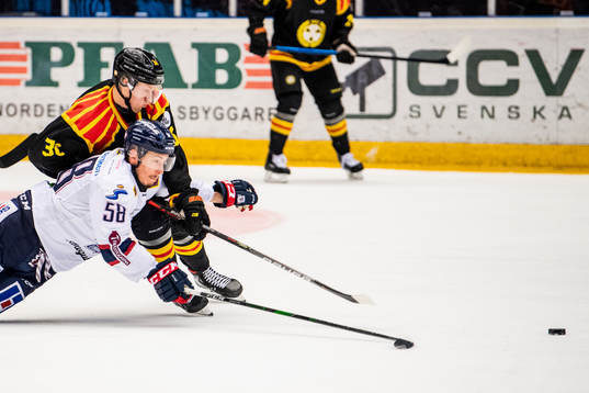 Linköpings Robin Johansson och Brynäs Linus Ölund