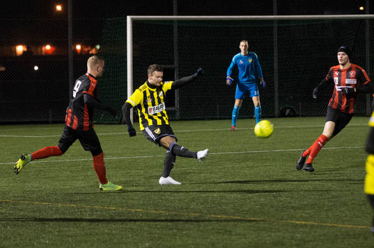 IFK Hässleholms William Andersson i träningsmatchen