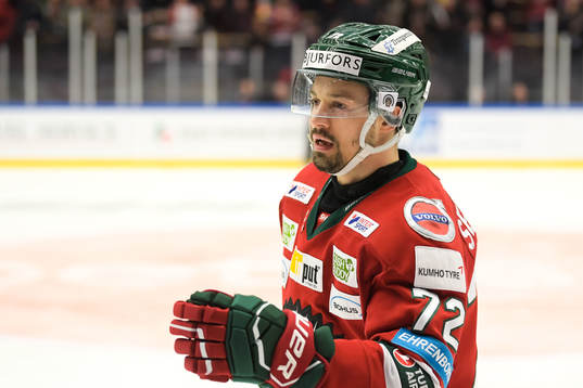 Frölundas Patrik Carlsson jublar