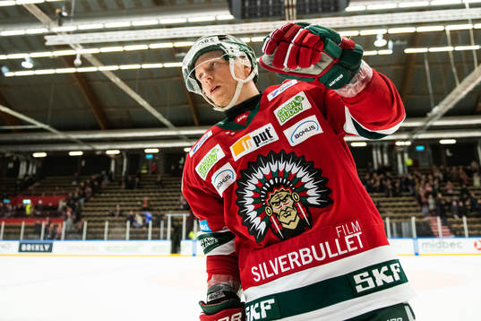 Frölundas Ryan Lasch jublar