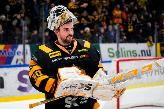 Skellefteås målvakt Gustaf Lindvall
