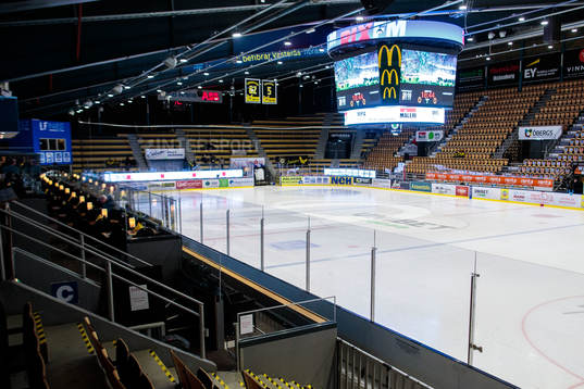 Interiör av ABB Arena Nord