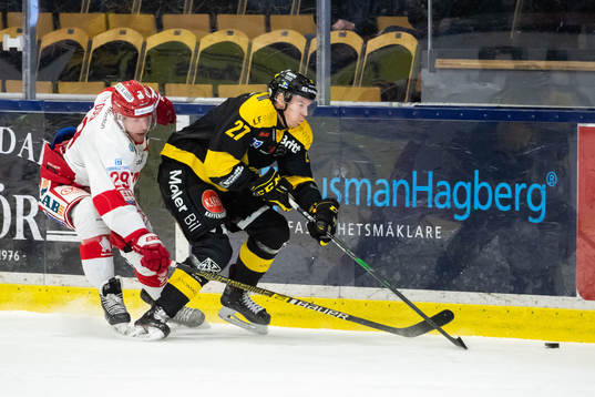 Timrås Morten Madsen och Västerås Sebastian Benker