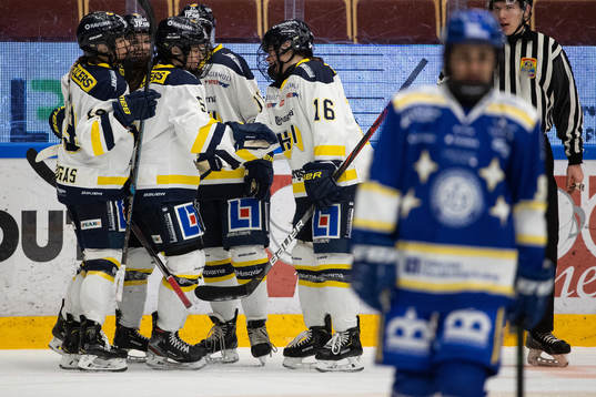 HV71s Sidney Morin jublar