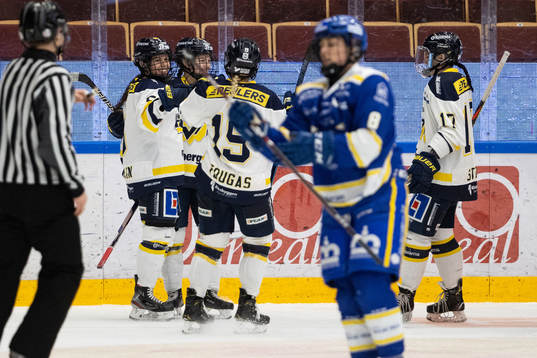 HV71s Sidney Morin jublar