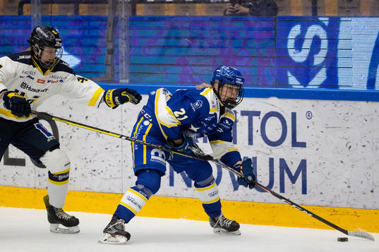 HV71s Mira Markström och Leksands Nicole Hall