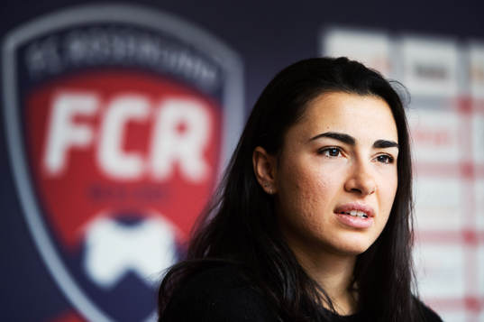 Zecira Musovic, fotbollsmålvakt i FC Rosengård