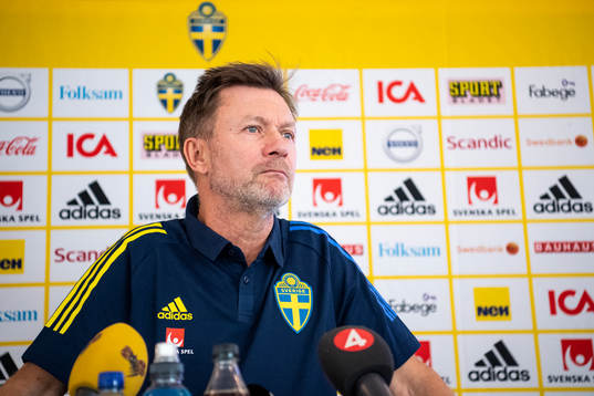 Svenska damlandslagets förbundskapten Peter Gerhardsson
