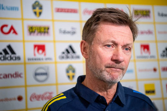 Svenska damlandslagets förbundskapten Peter Gerhardsson
