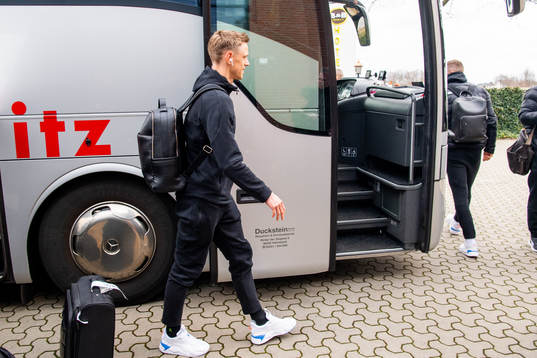 Sören Rieks of Malmö FF arrives at the hotel