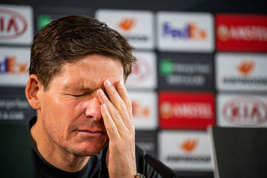 Bläddra bland fler bilder av Football, Europa Leauge, Wolfsburg, Press conference