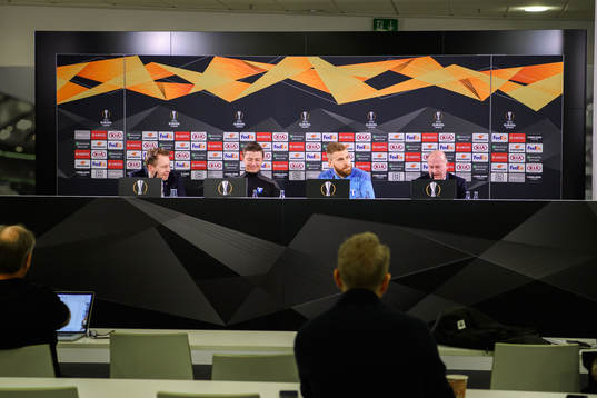 Peter Sohlmér, communications officer, Jon Dahl Tomasson,