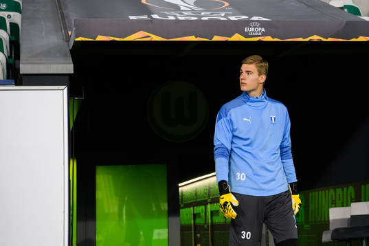 Goalkeeper Mathias Nilsson