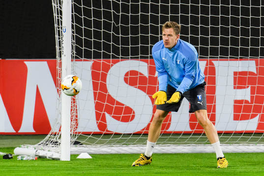 Goalkeeper Johan Dahlin
