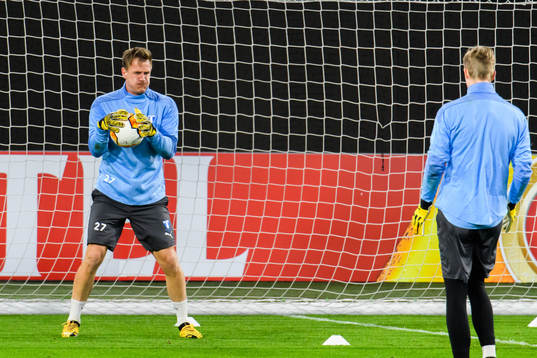 Goalkeeper Johan Dahlin