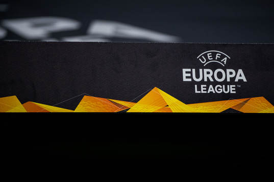 Signage for the UEFA Europa Leauge