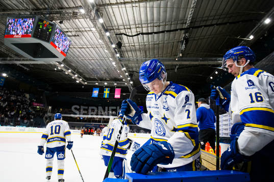 Leksands Lucas Nordsäter och Daniel Gunnarsson deppar