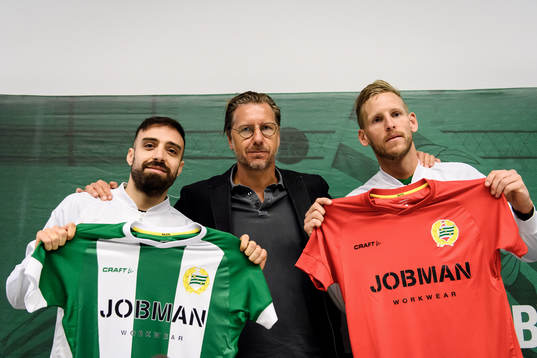 Hammarbys sportchef Jesper Jansson i mitten