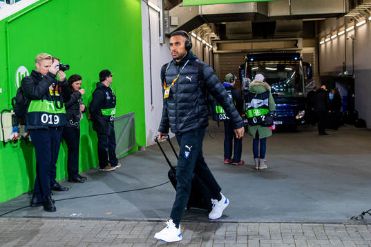 Isaac Kiese Thelin of Malmö FF arrives