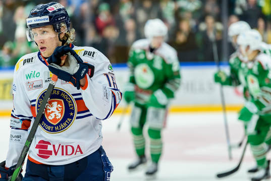 Växjös Marcus Sylvegård  deppar