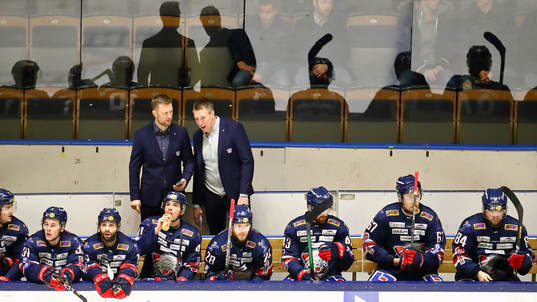 Linköpings assisterande tränare Daniel Eriksson och