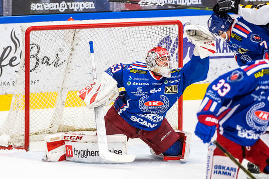 Oskarshamns målvakt Daniel Rosengren